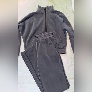 Lululemon 

Softstreme High-Rise Pant

Softstreme Full-Zip Hoodie